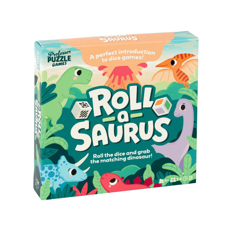 Roll-a-Saurus Board Game - لعبة